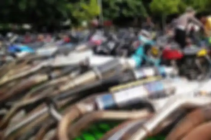 (ILUSTRASI). Motor pakai knalpot brong diprediksi ramaikan kampanye terbuka Capres dan Cawapres Pemilu 2024.