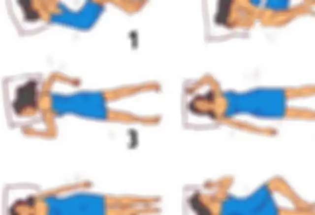 Gambar 6 pose tidur.