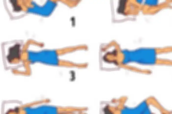 Gambar 6 pose tidur.