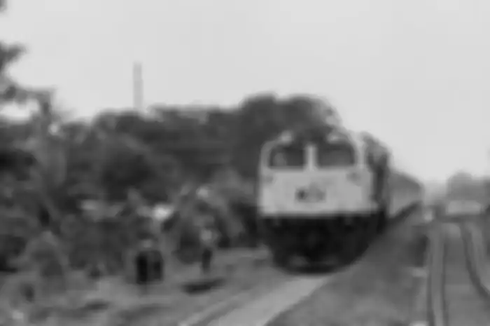 Ilustrasi kereta api.