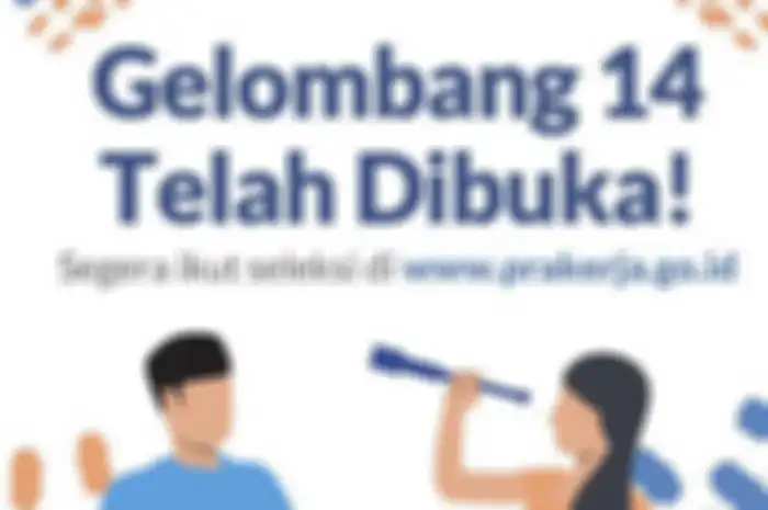 pendaftaran kartu Prakerja gelombang 14 sudah dibuka