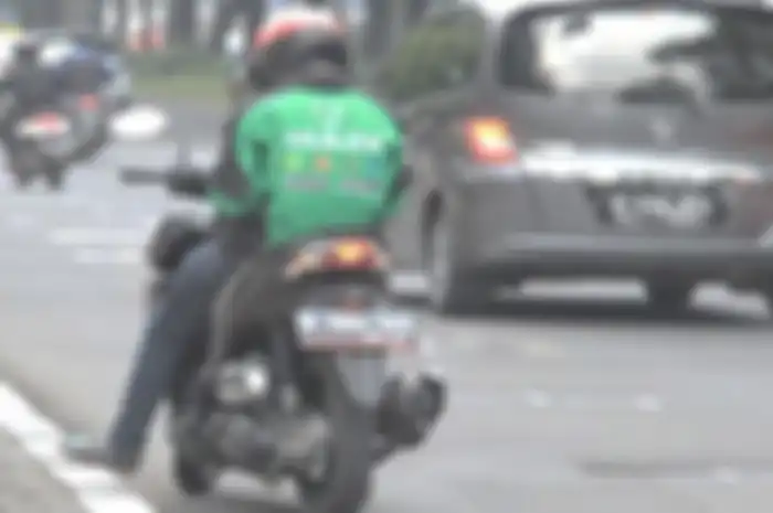 Ilustrasi driver ojol.