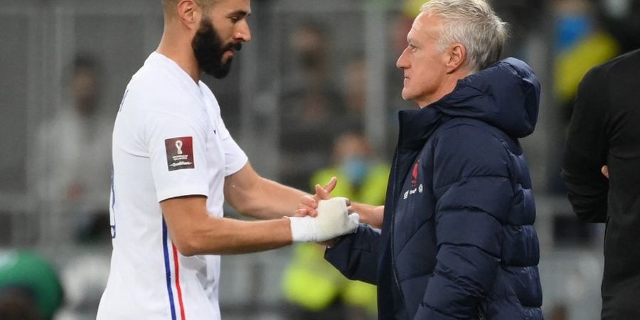 Didier Deschamps Bantah Kabar Karim Benzema Sudah Pulih dan Siap Bela Prancis di Babak 16 Besar Piala Dunia 2022