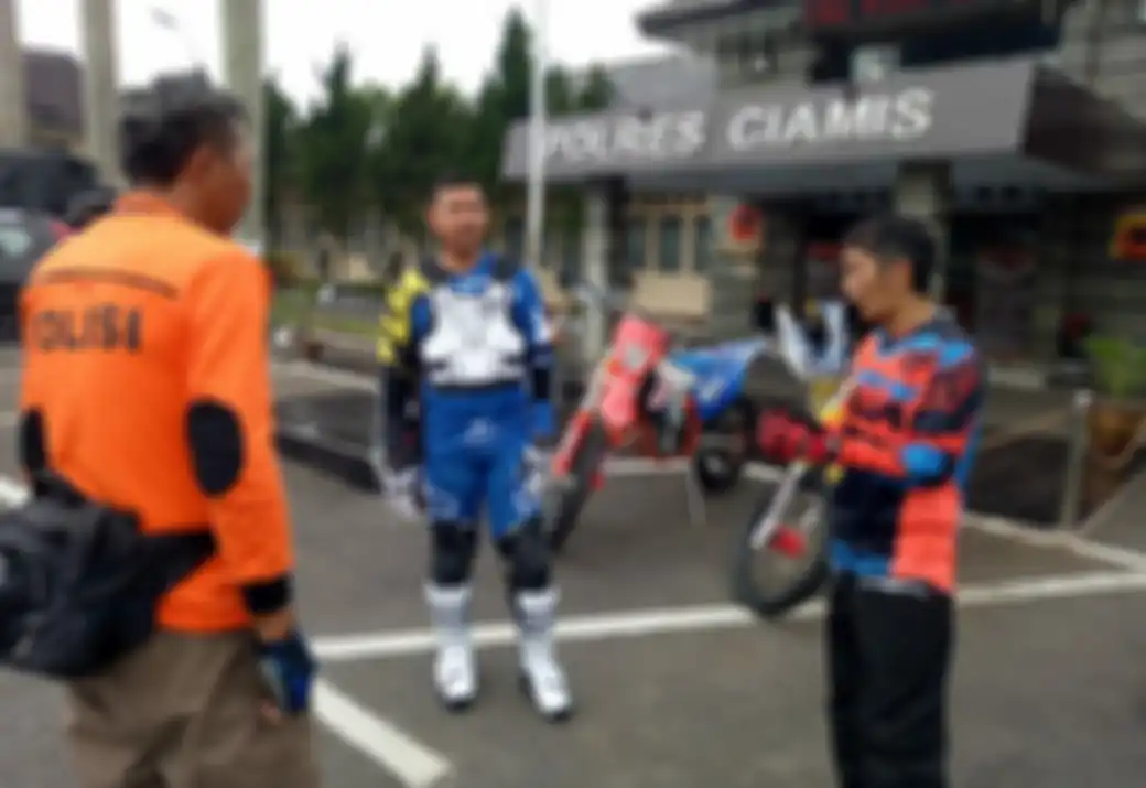 Kapolres Ciamis ciduk offroader
