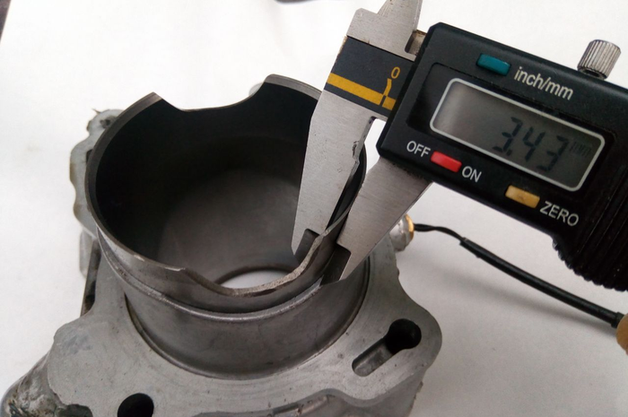 Saat bore up perhatikan juga ketebalan boring liner