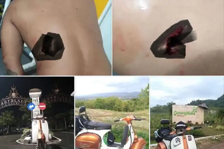 Danau Sunter Rawan Begal, Seorang Pemuda Berlumuran Darah, Motor Vespa Dibawa Kabur   