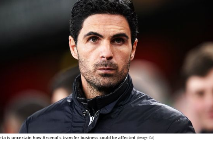 Pelatih Arsenal, Mikel Arteta, saat sedang mendampingi klubnya, Arsenal, dalam sebuah pertandingan.