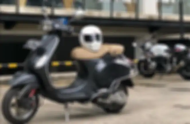 Vespa milik Gading Marten.