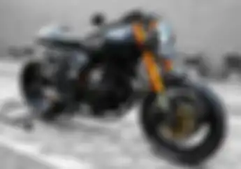 Sukses Bikin Matic Cafe Racer, Giliran Thunder 250 yang Disuntik Limbah Moge
