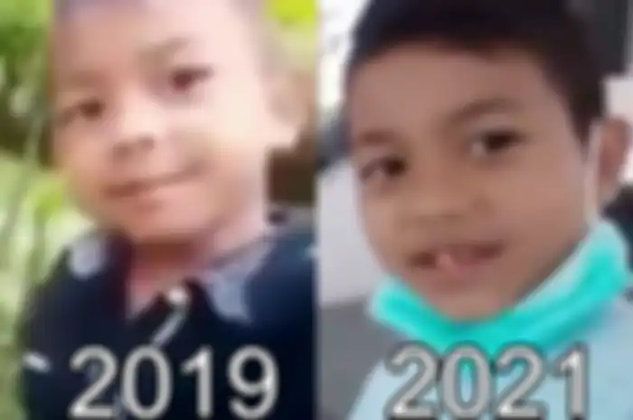 Abidzar Alghifari Nurhamidin, bocah di balik meme 'biasalah' yang viral.