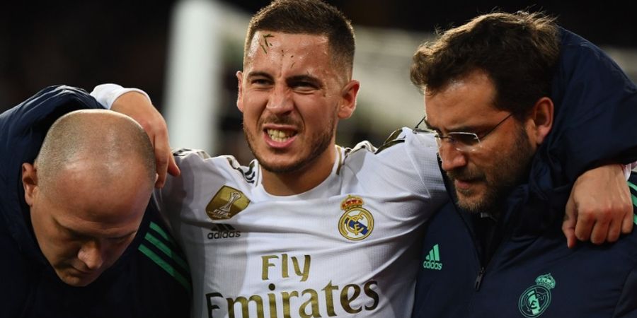 Lebih Banyak Cedera daripada Main, Eden Hazard Masuk Daftar Terkutuk di Real Madrid