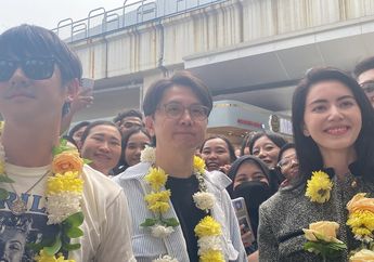 Demi Dukung Kang Mak From Pee Mak, Mario Maurer dan Davika Hoorne Datang ke Jakarta