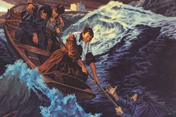 Lukisan Ida Lewis yang menyelamatkan tentara saat badai, membuatnya dikenal di seluruh penjuru Amerika karena dimuat di berbagai surat kabar.