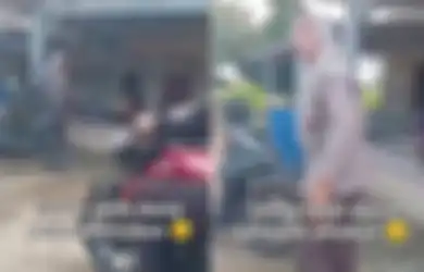 Viral Video Emak-emak Ngamuk Ditagih Utang, Layangkan Parang untuk Usir Pegawai Bank