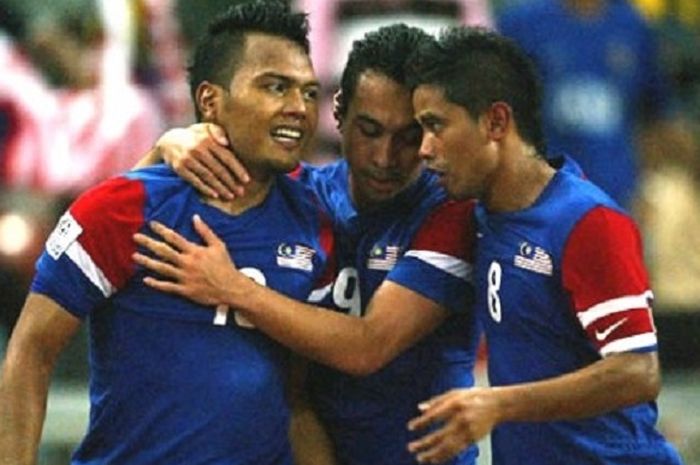 Tiga pemain pilar timnas Malaysia pada Piala AFF 2010: Safee Sali, Norshahrul Idlan Talaha, dan Safiq Rahim.