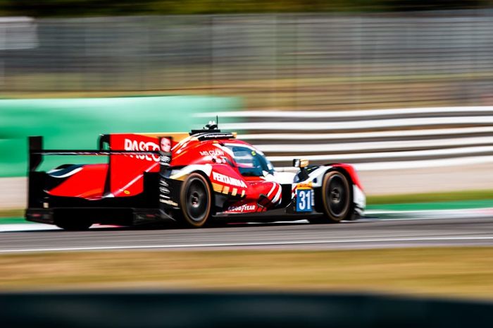 Pembalap Indonesia, Sean Gelael, saat sesi latihan bebas seri 6 Hours of Monza, Sirkuit Monza Italia, Sabtu (9/7/2022). 