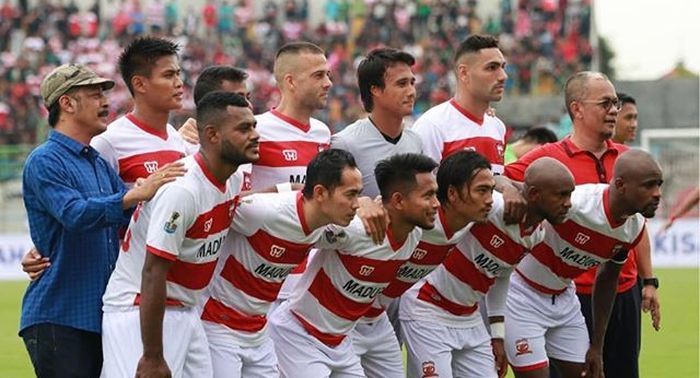 Skuat Madura United pada musim 2019.