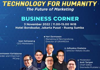 Sambut Era Baru Bisnis dan Dunia Marketing, Gramedia Pustaka Utama, Gramedia dan Markplus.INC serta Marketeers Hadirkan Business Corner