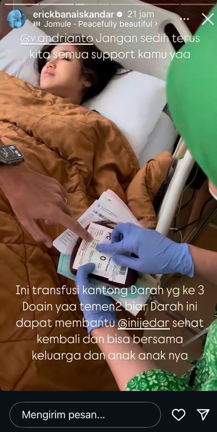 Jessica Iskandar mengalami pendarahan saat berjuang melahirkan buah hati ketiganya dengan Vincent Verhaag.