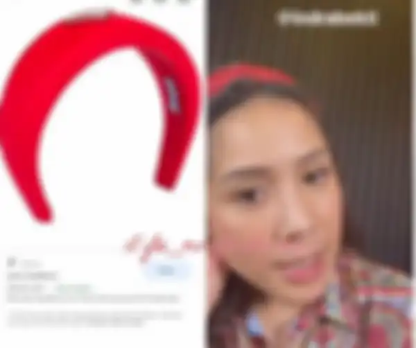 Nagita Slavina pakai bando PradaNylon Headband,Rp 3.998.680 setara UMR Jakarta 2019 kembali jadi sorotan netizen. 