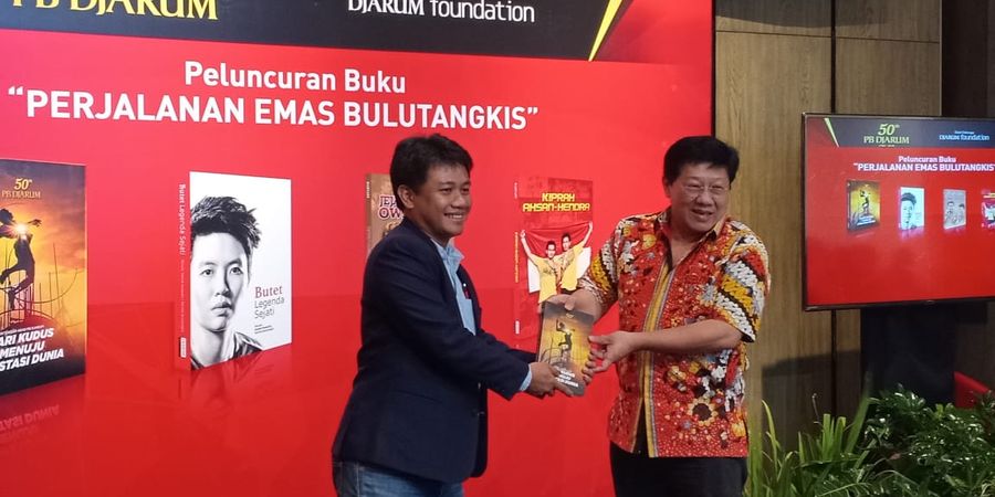 Buku Setengah Abad PB Djarum dari Kudus Menuju Prestasi Dunia Angkat Ceritakan Semua Orang yang Terlibat