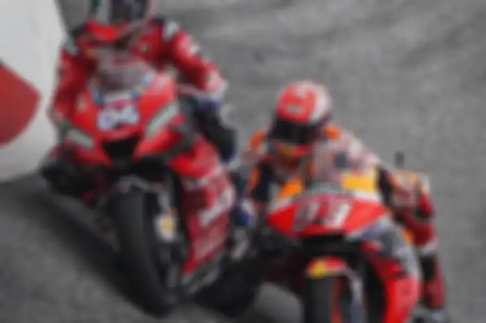 Epik duel Andrea Dovizioso vs Marc Marquez di tikungan terakhir Red Bull Ring seperti ulangan MotoGP Austria 2017 silam