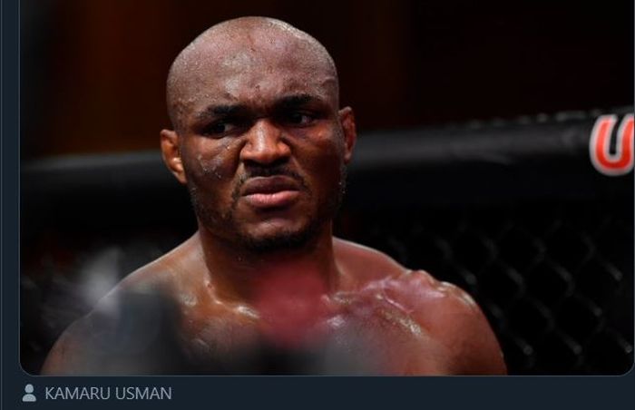 Petarung kelas welter UFC, Kamaru Usman.