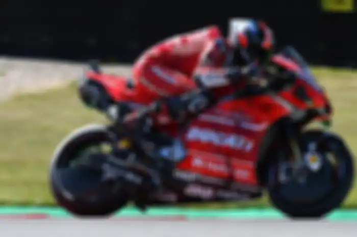 Danilo Petrucci sempat melibas trek MotoGP Australia, meski harus terjatuh ditikungan kedua begitu race baru dimulai.