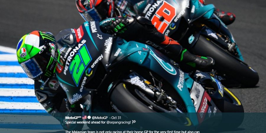 Hasil MotoGP San Marino 2020 - Franco Morbidelli Gemilang, Podium ke-200 Valentino Rossi Hilang