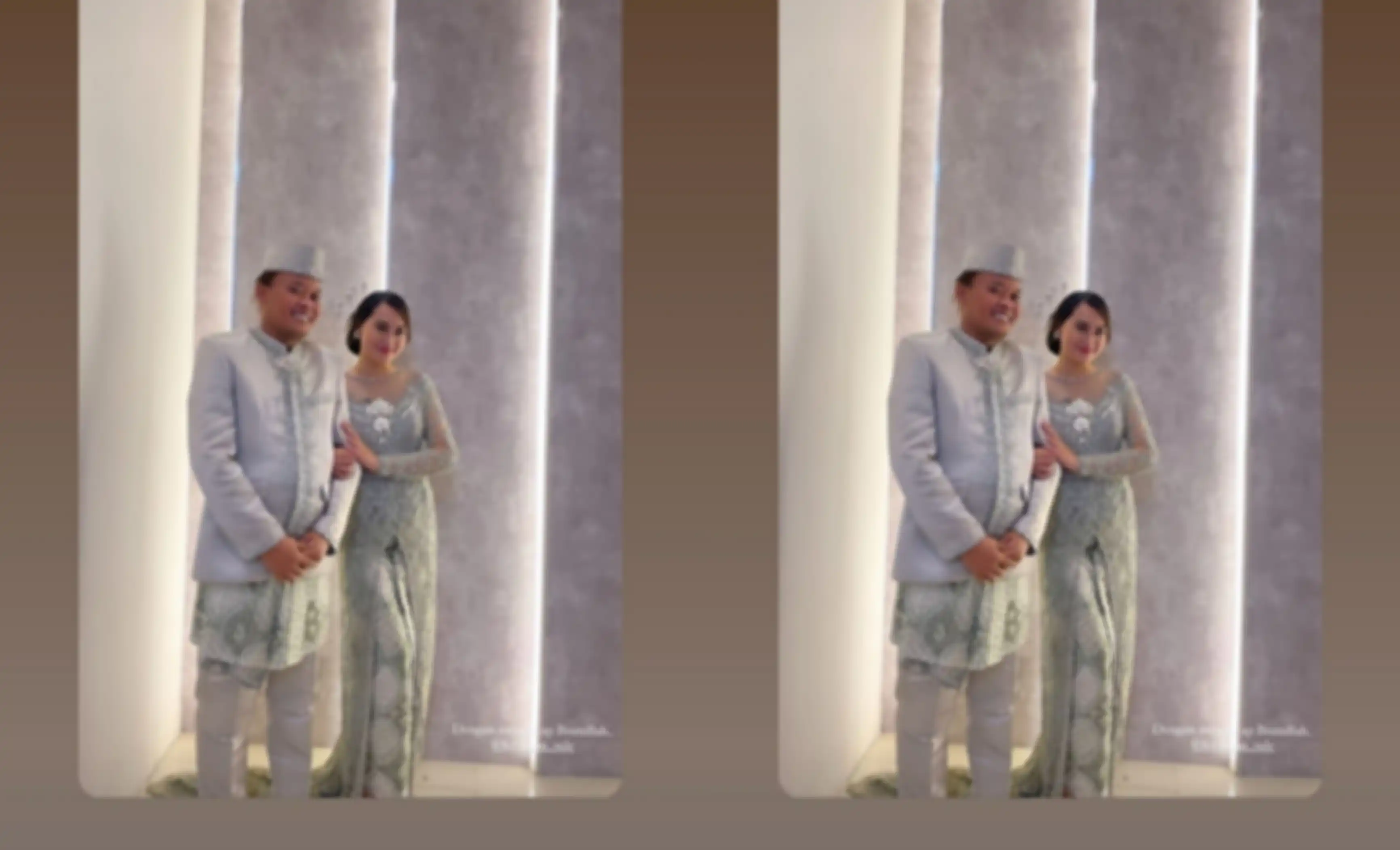 Fakta dibalik foto Sule dan Memes Prameswari memakai baju pengantin.