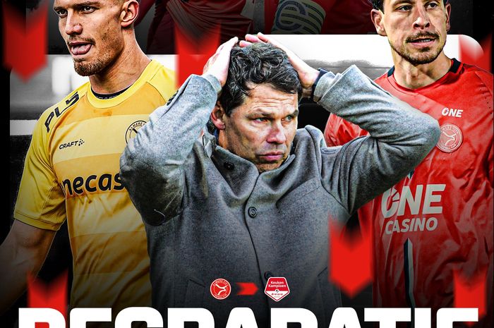 Klubnya Thom Haye, Almere City, dipastikan terdegradasi ke divisi dua Liga Belanda.