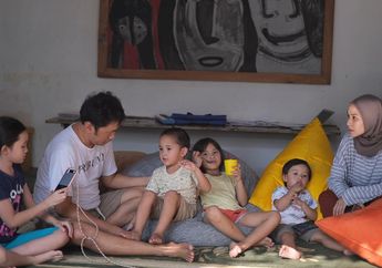 Manjanya ke-4 anak Zaskia Adya Mecca dan Hanung Bramantyo, Tidur Wajib Ramean!