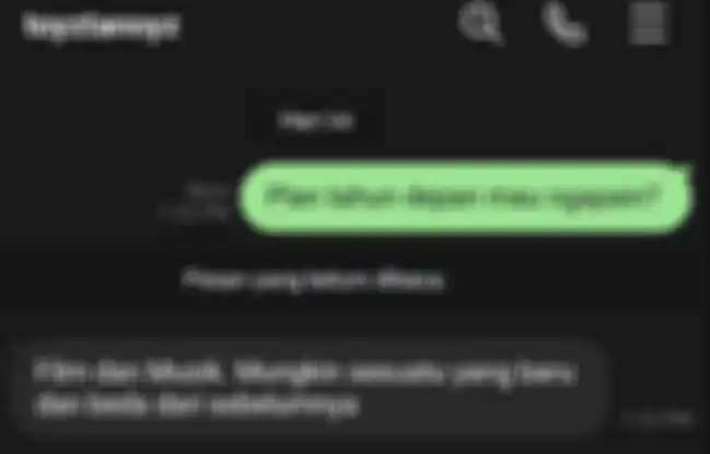 chat fans ke Iqbaal Ramadhan