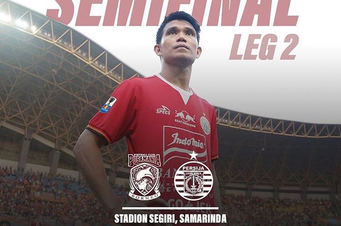 Live streaming Borneo FC Vs Persija Jakarta pada leg kedua semifinal Piala Indonesia 2018.