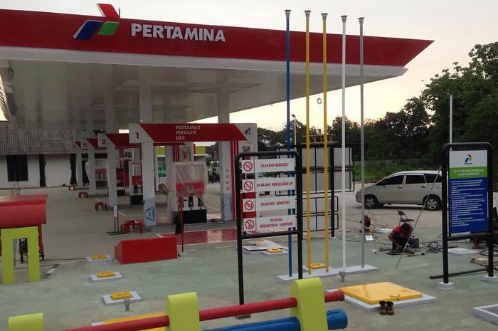 Ilustrasu SPBU Pertamina