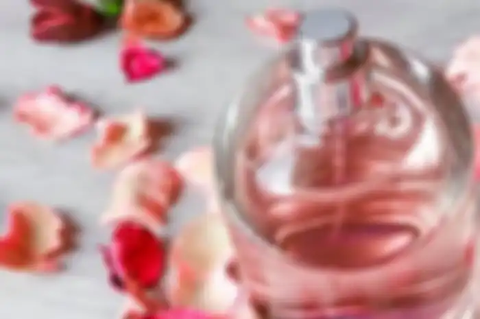 Ilustrasi parfum bunga