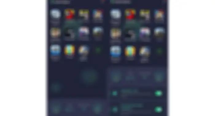 Tampilan aplikasi Game Space di ColorOS 7.2