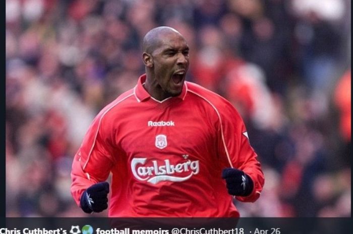 Nicolas Anelka saat  membela Liverpool.