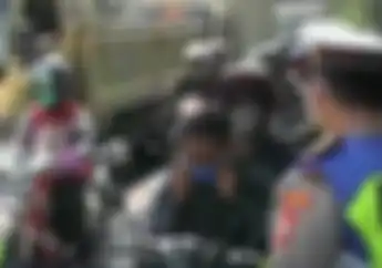 Biar Kapok, 3 Hukuman Jika Pemotor Melanggar PSBB, Motor Dikandangin