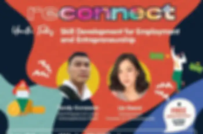 Acara webinar HAI dan CewekBanget.id bertajuk Reconnect Youth Talks: Skill Development for Employment and Enterpreneurship.