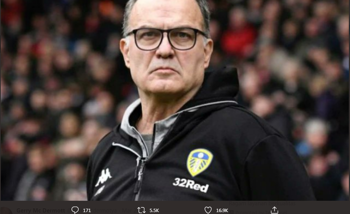 Pelatih Leeds United asal Argentina, Marcelo Bielsa.