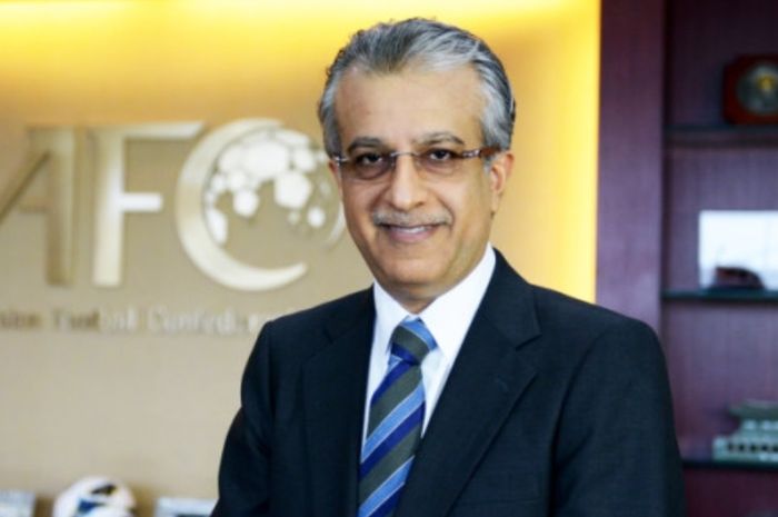 Presiden AFC dari Bahrain, Sheikh Salman bin Ibrahim Al-Khalifa.