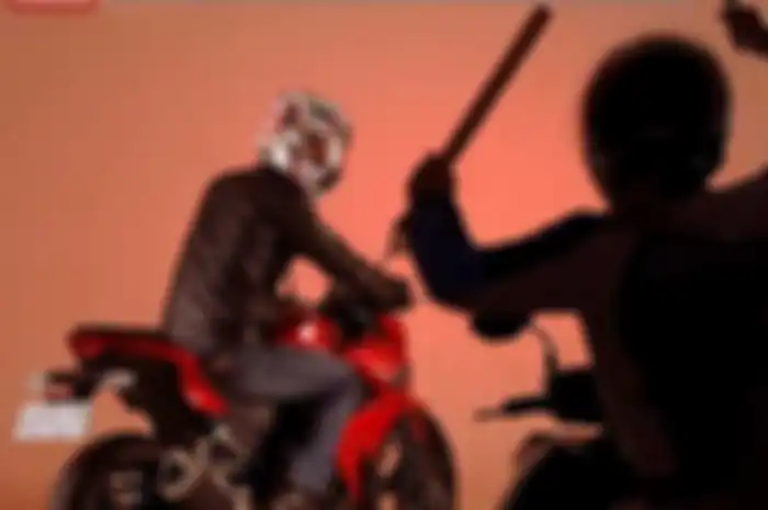 Ilustrasi geng motor kembali berulah