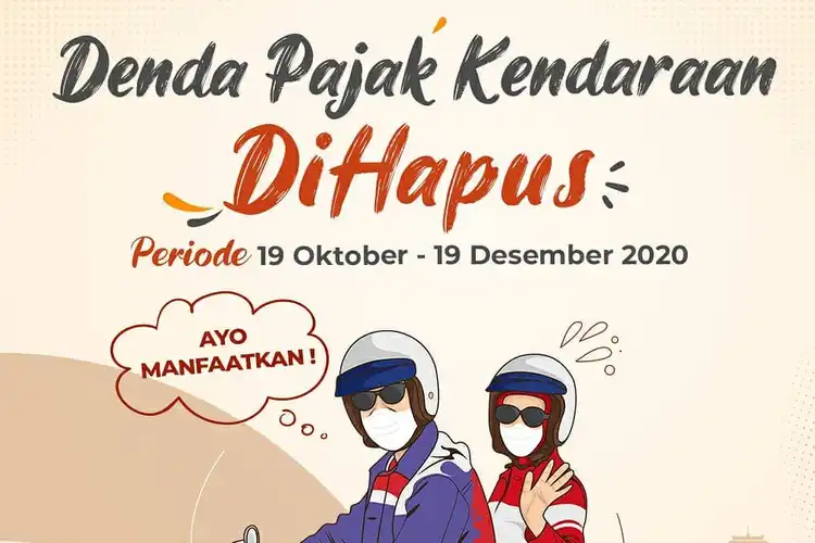 Pajak Motor Nunggak? Denda Pajak Kendaraan Dihapus Nih, Buruan Bayar Pemutihan Cuma Sampai Tanggal Ini