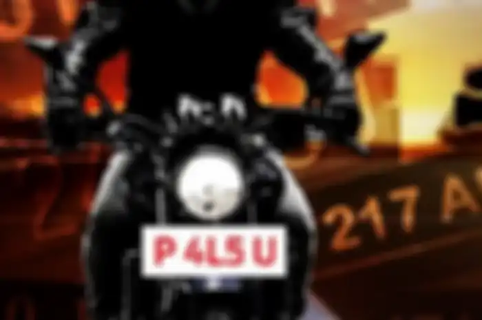 Gambar ilustrasi pelat nomor palsu. Cuma Melihat Saja, Polisi Ternyata Bisa Tahu Kalau Ada Motor yang Pakai Pelat Nomor Palsu