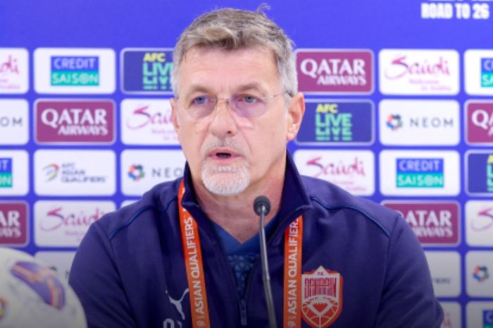 Pelatih Timnas Bahrain Dragan Talajic.
