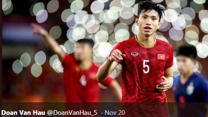 Bek timnas U-22 Vietnam di SEA Games 2019, Doan Van Hau.