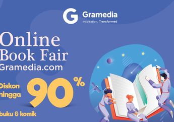 Yuk, Berburu Buku Lagi di Online Book Fair Gramedia, Dapatkan Diskon Hingga 90% dan Gratis Ongkir Seluruh Indonesia!  