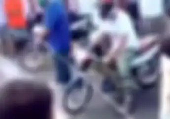 Kacau, Video Balap Dragbike Start Pakai Tali, Penonton Jadi Korban