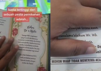 'Mohon Maaf Tidak Menerima Acara', Disebut Kasta Tertinggi dalam Pernikahan, Calon Pasangan Pengantin Ini Berikan Undangan dengan Pesan Khusus untuk Para Tamunya